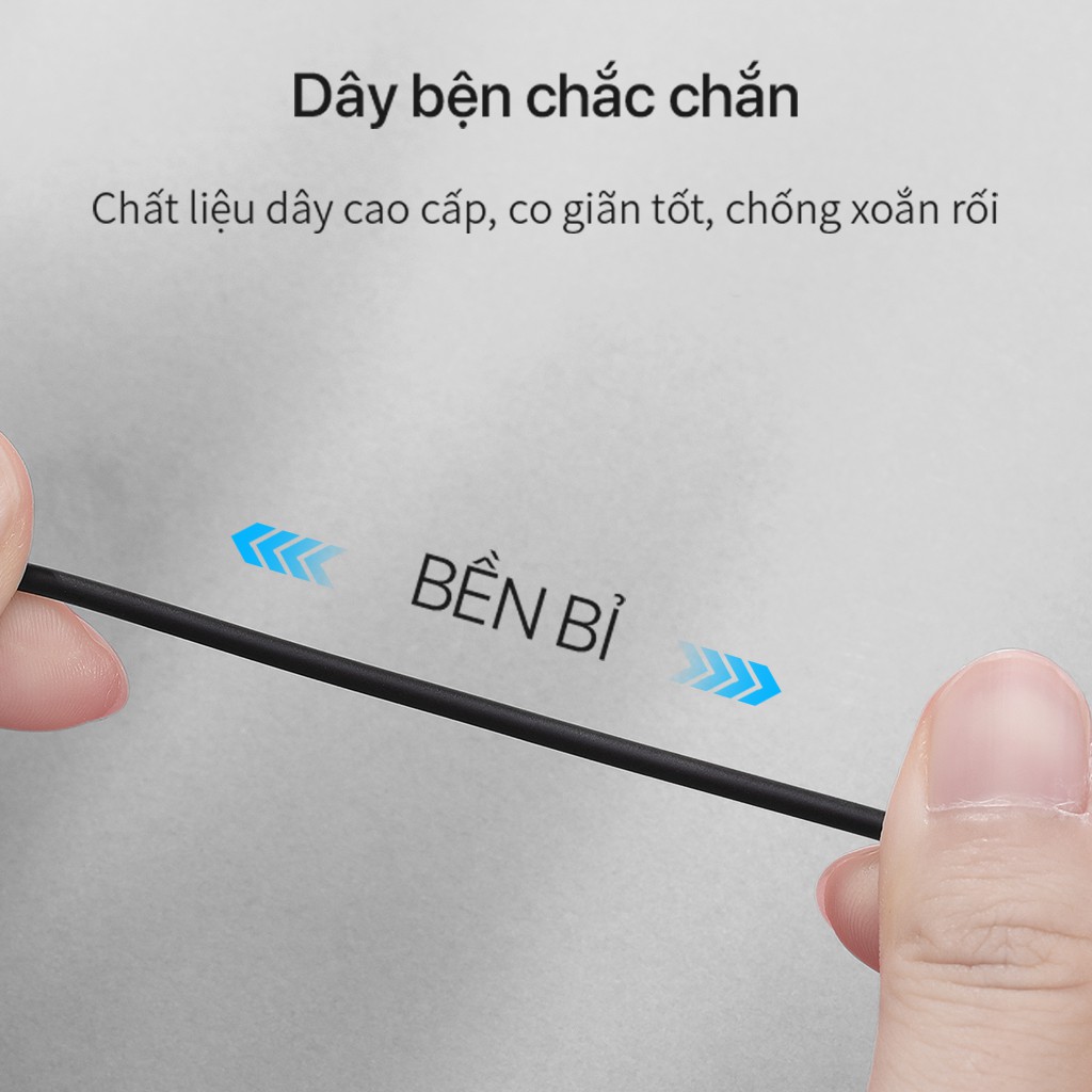 Tai Nghe Nhét Tai Có Dây ROBOT RE10 Cổng Kết Nối 3.5mm - Âm Thanh HD Sắc Nét Nghe Nhạc Đàm Thoại