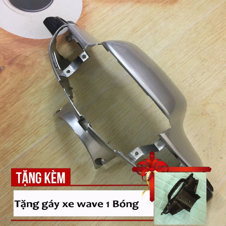 Ốp đầu đèn 1 bóng phanh Cơ + Gáy  xe Wave ZX, Wave 110, Wave Alpha 2002-2006