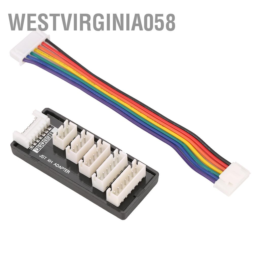 Westvirginia058 JST XH Adapter Balance Charging Expansion Board Parallel  for 2S-6S LiPo Battery