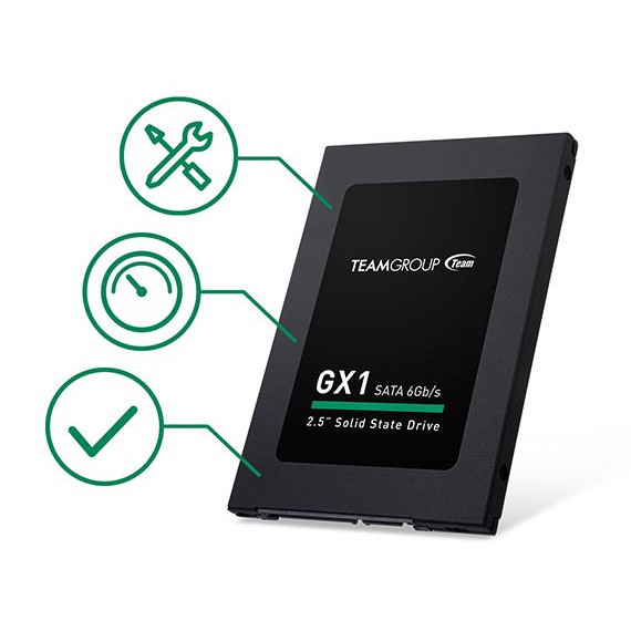 [Mã ELCLJUN giảm 7% đơn 500K] Ổ CỨNG SSD 120GB TEAM GROUP GX1 SATA III 2.5 INCH | BigBuy360 - bigbuy360.vn
