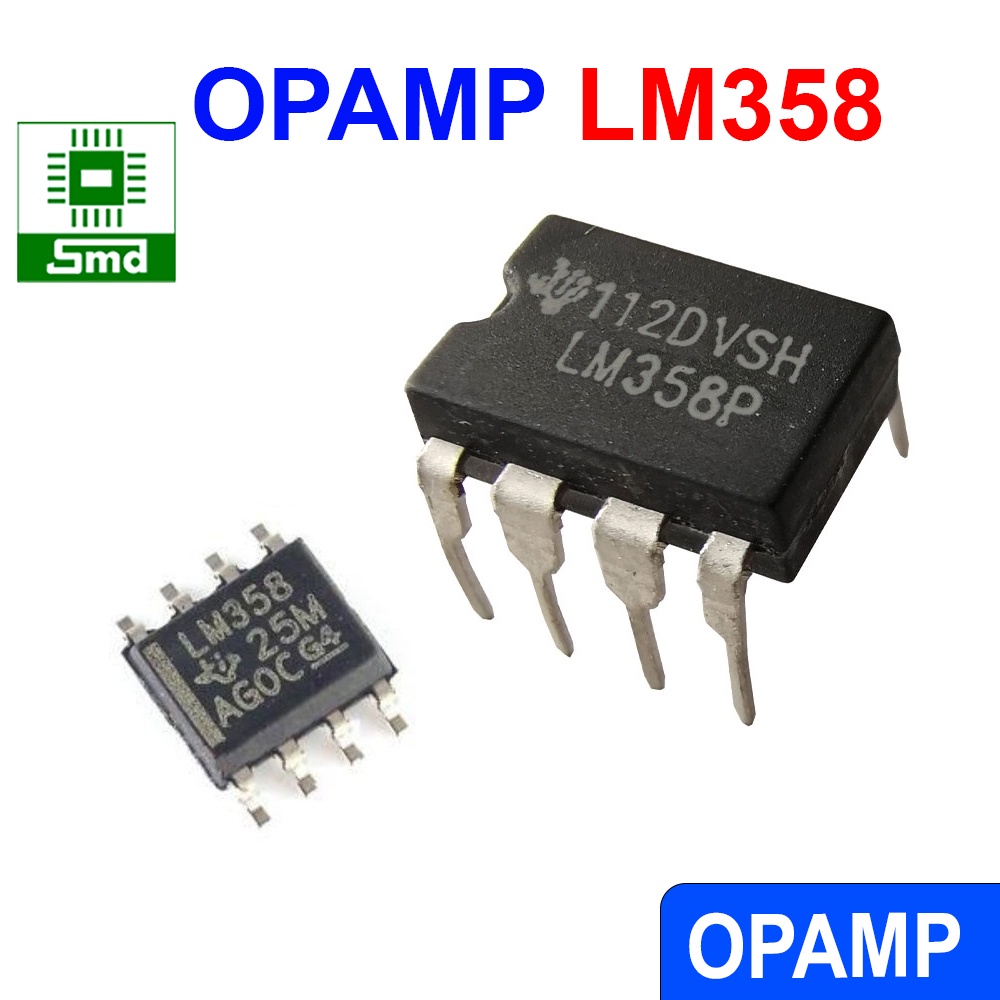 LM358 OPAMP IC Khuếch Đại Thuật Toán LM358 DIP8 SOP8 UA741 TL082 TL072 NE5532 MV358 LMV358 các loại linh kiện điện tử