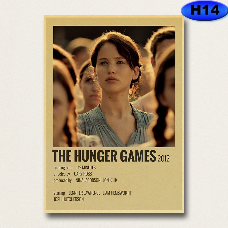 Áp Phích Dán Tường Trang Trí In Hình Phim Cổ Điển Bằng Giấy kraft