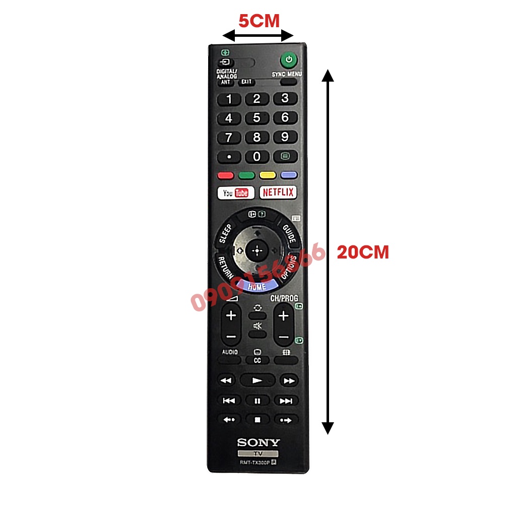 Điều Khiển ti vi sony tx300p