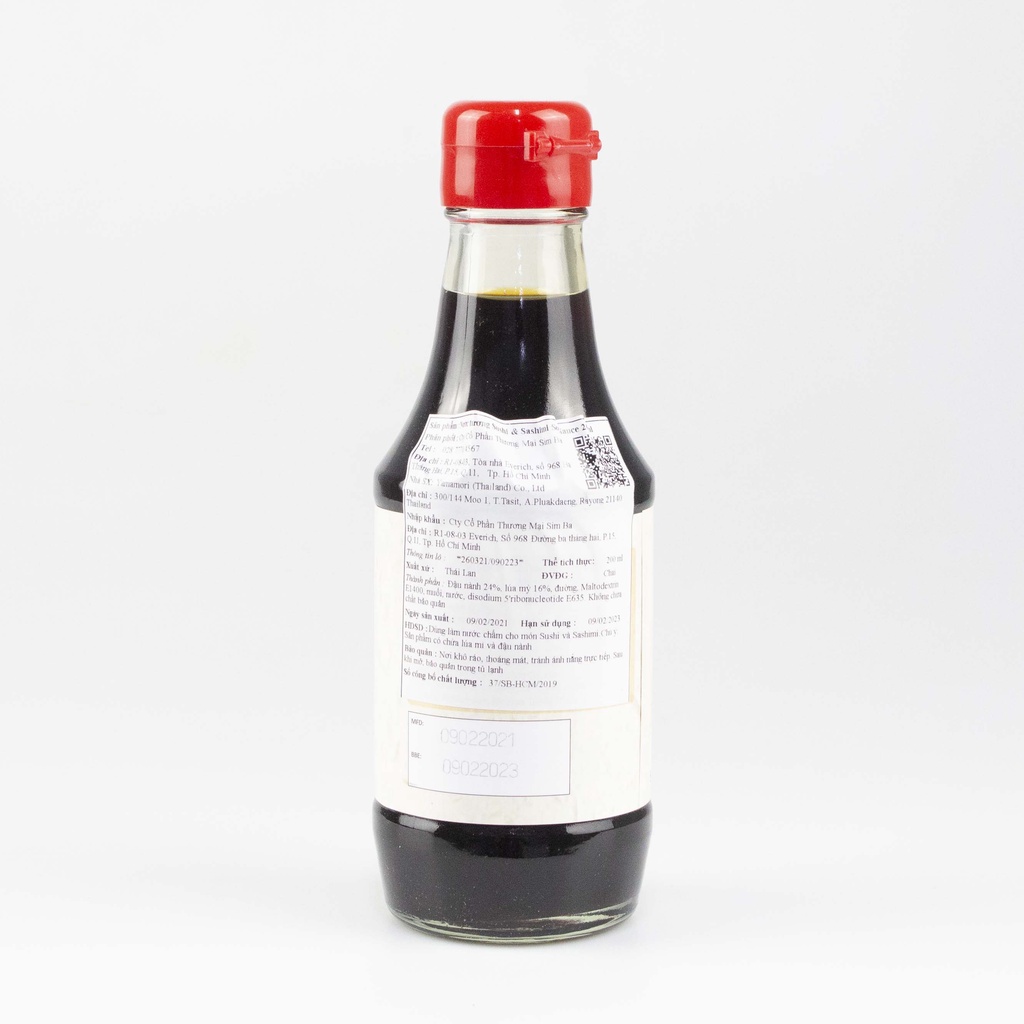 Nước tương Sushi &amp; Sashimi Soy Sauce 200ml