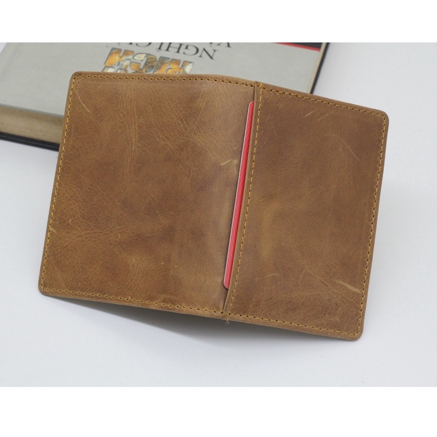 Ví Da Đựng Thẻ Card, Ví Đựng Thẻ ATM Giấy Tờ Da Bò Cao Cấp Nhỏ Gọn Tiện Lợi VT01