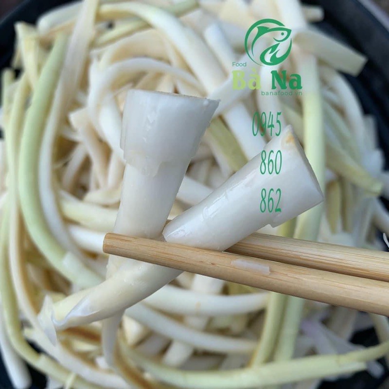 Bồn bồn muối chua nhà làm, cọng non 100%