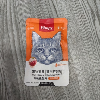 Pate cho mèo Wanpy túi 80g