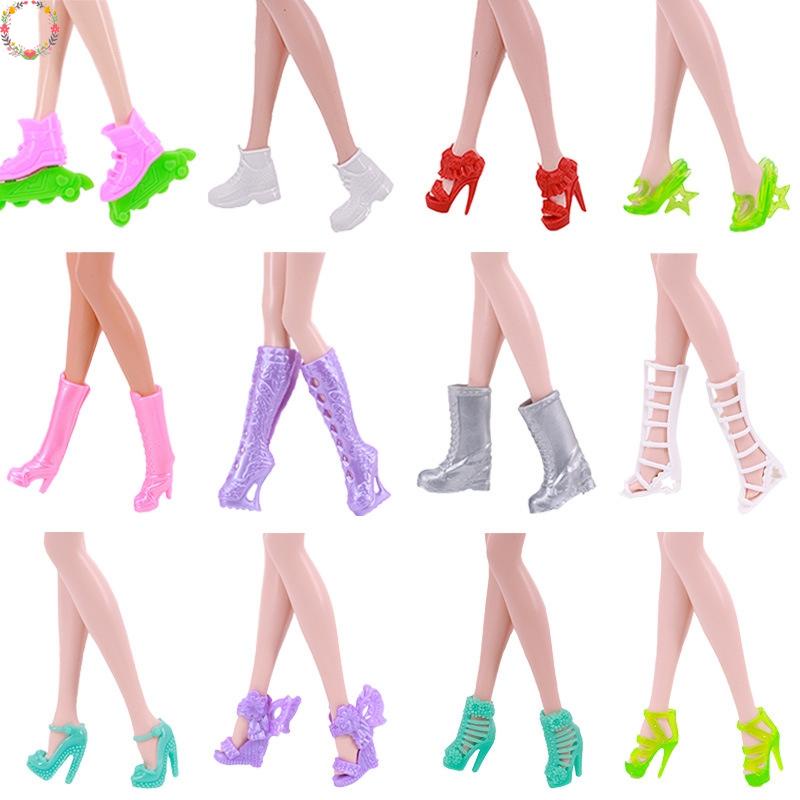 Bộ 50 Giày Cao Gót 30cm Cho Búp Bê Barbie