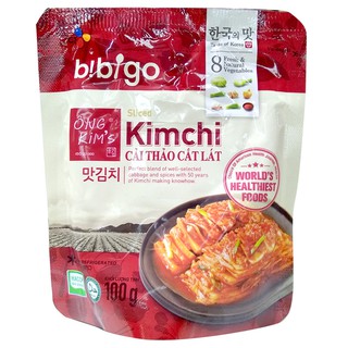 KIM CHI CẢI THẢO CẮT LÁT BIBIGO 100G (alifoodmart)
