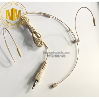 Micro Đeo tai Sennheiser 3.5mm vặn răng Trong