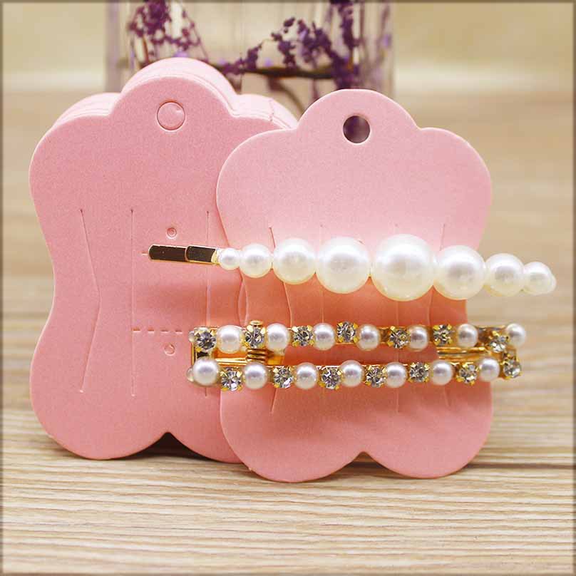 Set 100 Kẹp Tóc Họa Tiết Đá Hoa Cương Sang Trọng