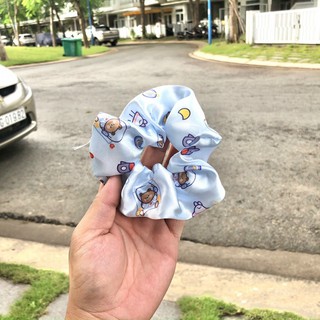 Dây Cột Tóc Vải Srunchies Squidgame, Đồ Buộc Tóc Crunchies Squid Game