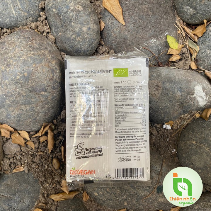 Bột nở Biovegan 17gr/gói