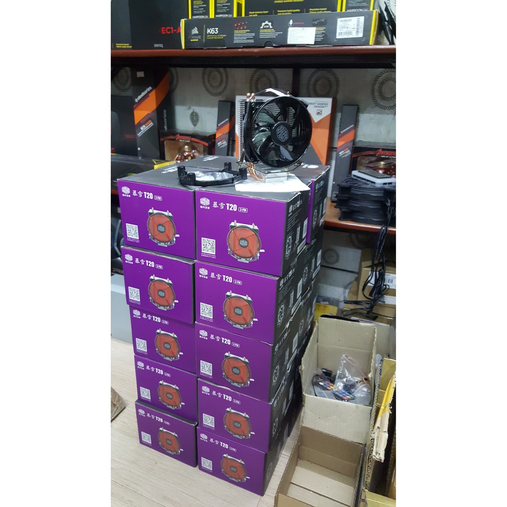 Tản nhiệt khí Cooler Master T20 tương thích intel/AMD