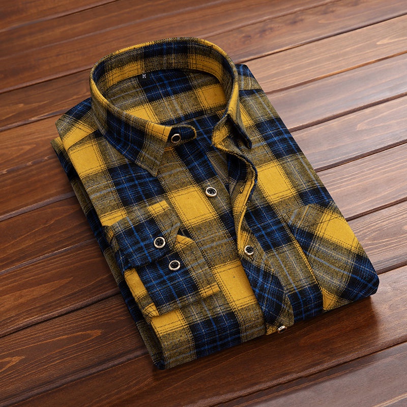 Áo Sơ Mi Tay Ngắn Kẻ Sọc Ca Rô Phối Túi Kiểu Hàn Quốc Thời Trang Xuân Thu Mã 2022