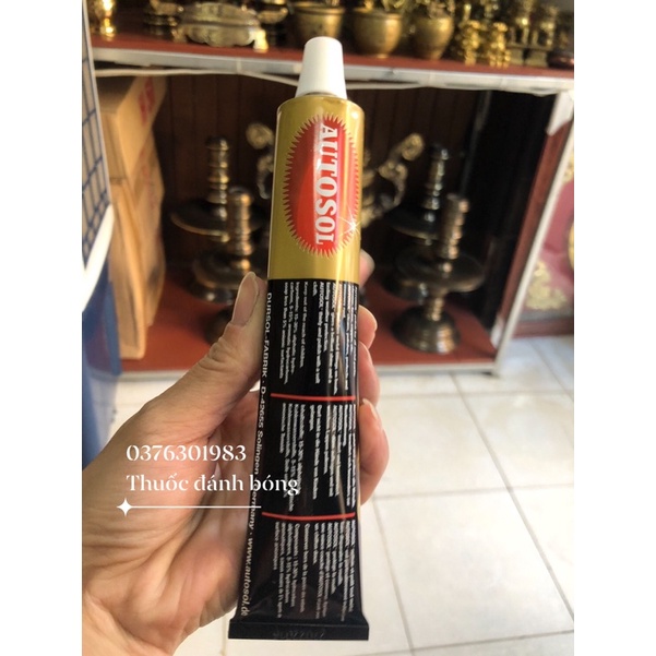 sáp đánh bóng kim loại ,kem đánh bóng đồng ,nhôm,inox ,đánh bóng Lư đồng 75ml