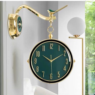 Đồng hồ treo tường cao cấp ( xem giờ cả 2 mặt)