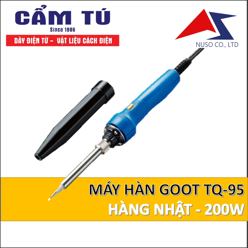 Mỏ hàn GOOT chính hãng Nhật Bản TQ95, hút hàn thiếc