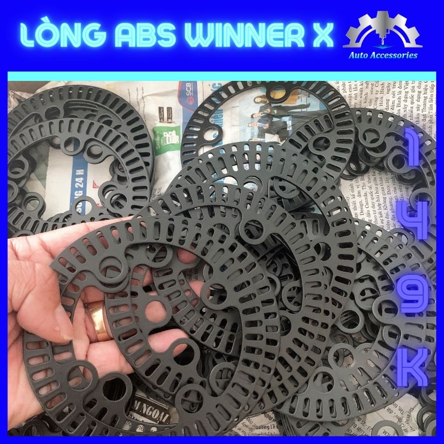 Lòng ABS Winner X xuống Mâm 4 lỗ - Không Bung Tróc, Không Trầy Xước