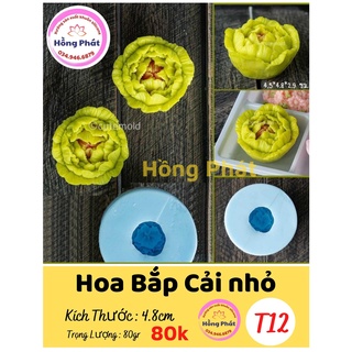 Khuôn silicon hoa bắp cải nhỏ - T12 - Silicon Hồng Phát