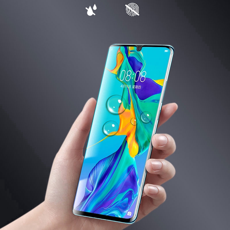 Kính Cường Lực Toàn Màn Hình Cong 20D Huawei P40 P30 P20 Mate 30 20 Pro 20X