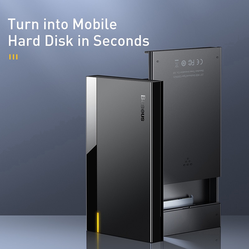 Hộp đựng ổ đĩa cứng HDD SSD Baseus 2.5 SATA cổng Type C