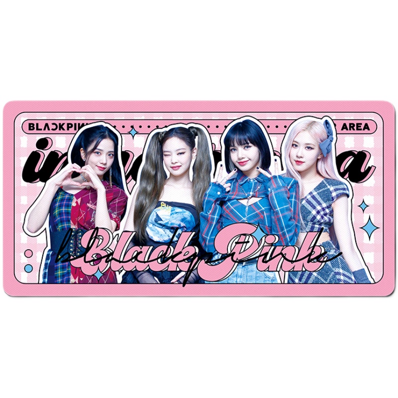 BLACKPINK Surrounding KPOP Desk pad mouse pad Lisa Jisoo Rosé Same style mouse pad keyboard pad