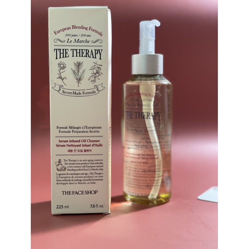 Dầu Tẩy Trang Đa Năng 2 Trong 1 THE THERAPY SERUM INFUSED OIL CLEANSER