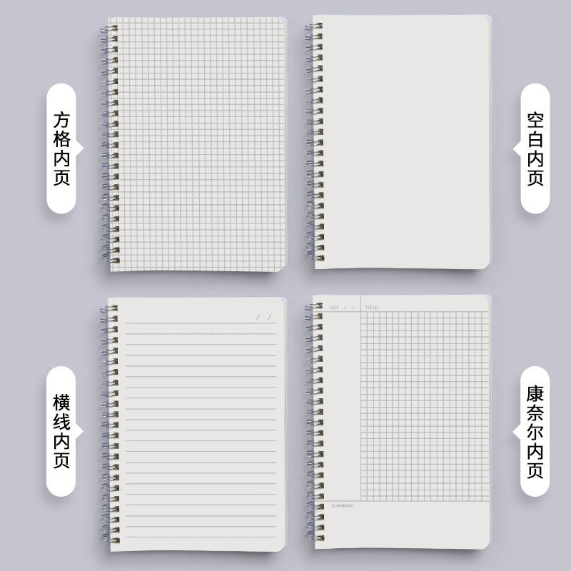 M & G Coil Notebook Notebook Simpleb5Horizontal Linea5Notepad Thickened Blank Wrong Box Connell TUHl