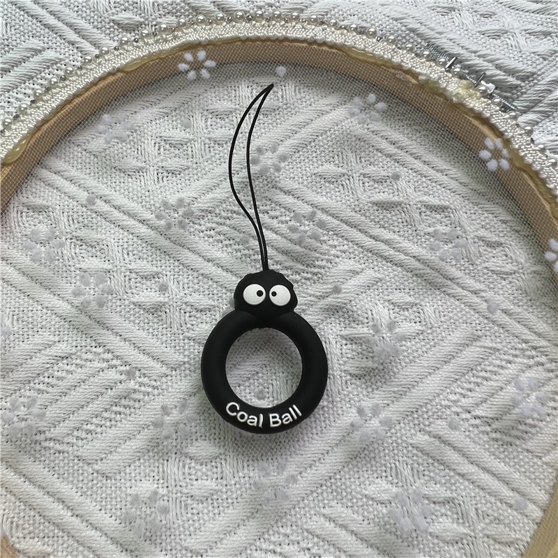 Dây Đeo Điện Thoại Bằng Silicon Họa Tiết Hoạt Hình Dễ Thương