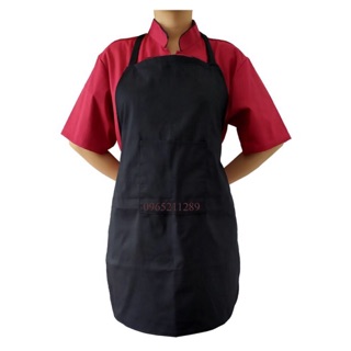 Yếm, tạp dề bếp, phục vụ quàng cổ vài Kaki, unisex, chất đẹp, đường may tinh xảo, hoàn tiền 100% nếu không ưng ý