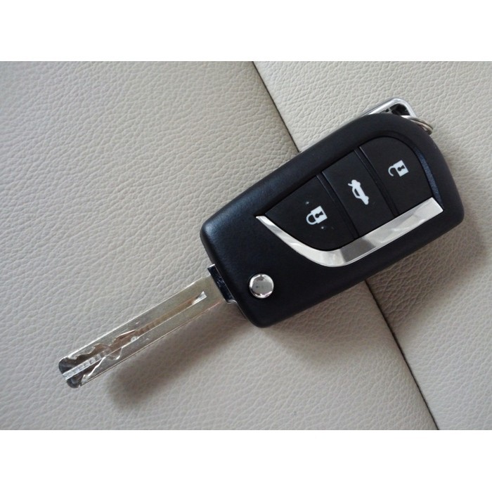 Bao da chìa khóa Xe Altis, Innova, Fortuner 2014 đến 2018 Chìa TM DR01