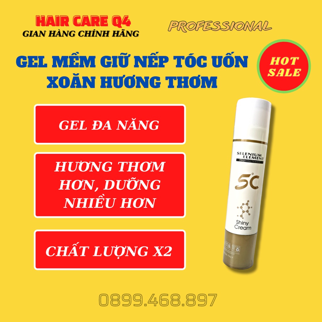 Gel Mềm Giữ Nếp Tóc Uốn Xoăn Hàn Quốc 5C Makayry Hương Thơm - Hair Care Q4