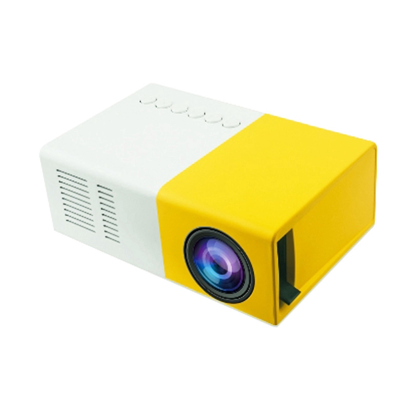 GIÁNG SINH GIFTYG300 Máy chiếu LED 600 lumen 3,5 mm Âm thanh 320x240 Điểm ảnh YG-300 HDMI USB Mini Máy chiếu tại nhà Media Player