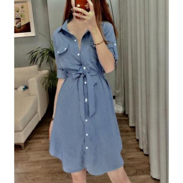 Váy Kiểu Sơ Mi 🎀SALE NHANH🎀 Đầm Sơ Mi, Đầm Body - Teemo Store