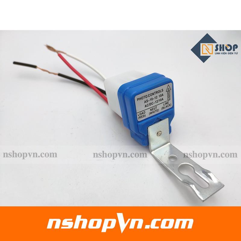 Cảm Biến Ánh Sáng Relay Ngoài Trời AS-10 12V