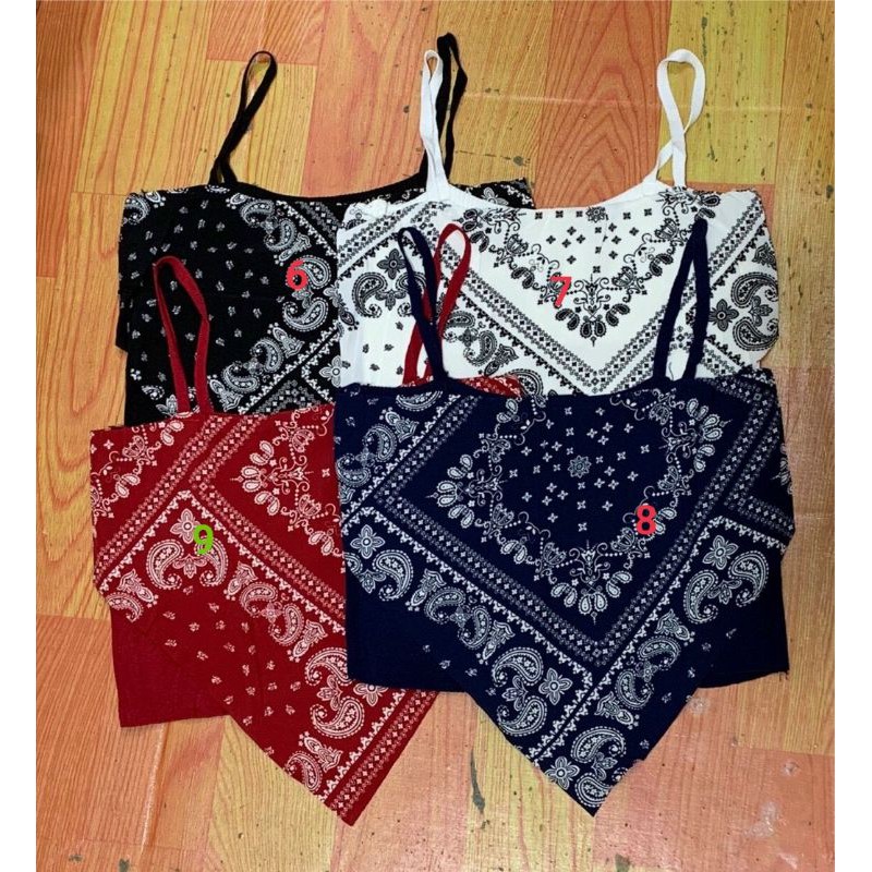 Áo croptop ống, áo khăn bandana quây ngực