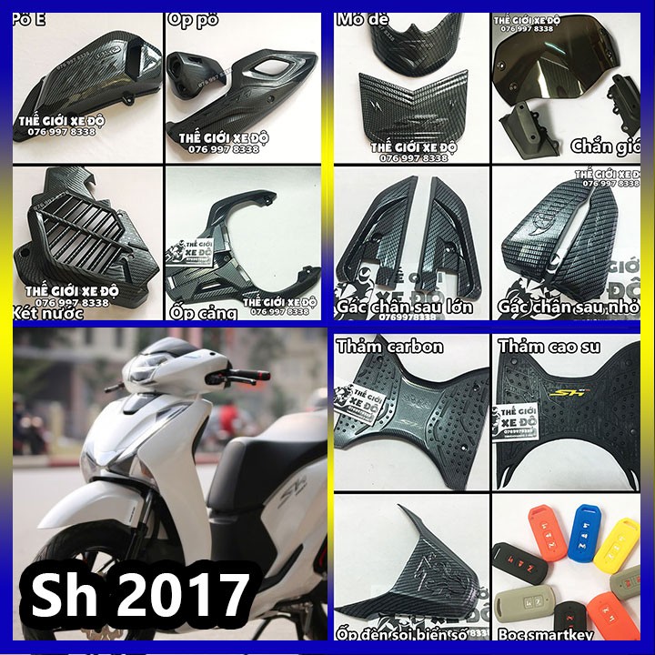 sh 2017 phụ kiện carbon
