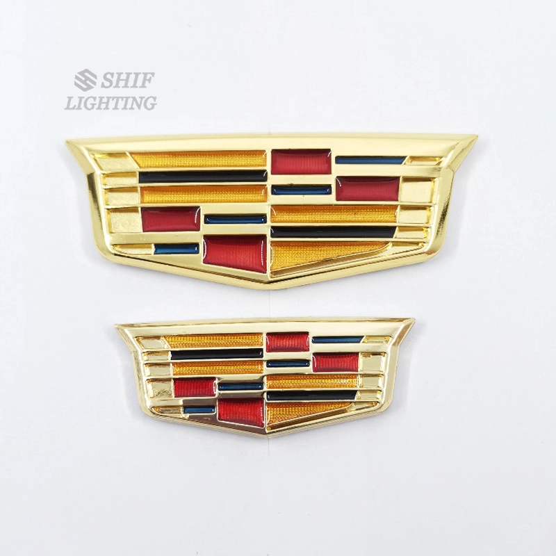 Miếng dán logo bằng kim loại cao cấp trang trí xe hơi Cadillac