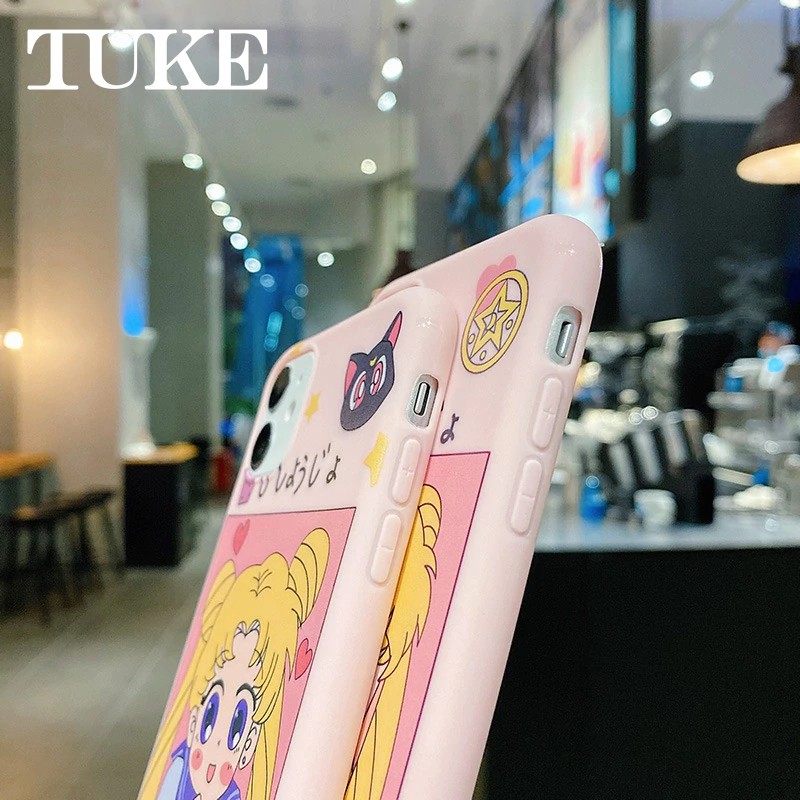 Ốp Lưng Phong Cách Thủy Thủ Mặt Trăng Cho Iphone 11 Pro Max X Xs Xr 6 6s 7 8 Plus 5 5s Se 2020 | BigBuy360 - bigbuy360.vn