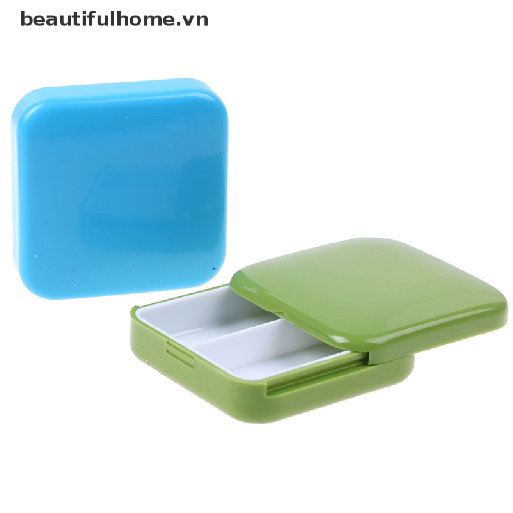 Hộp Đựng Thuốc 2 Ngăn Tiện Lợi Khi Đi Du Lịch