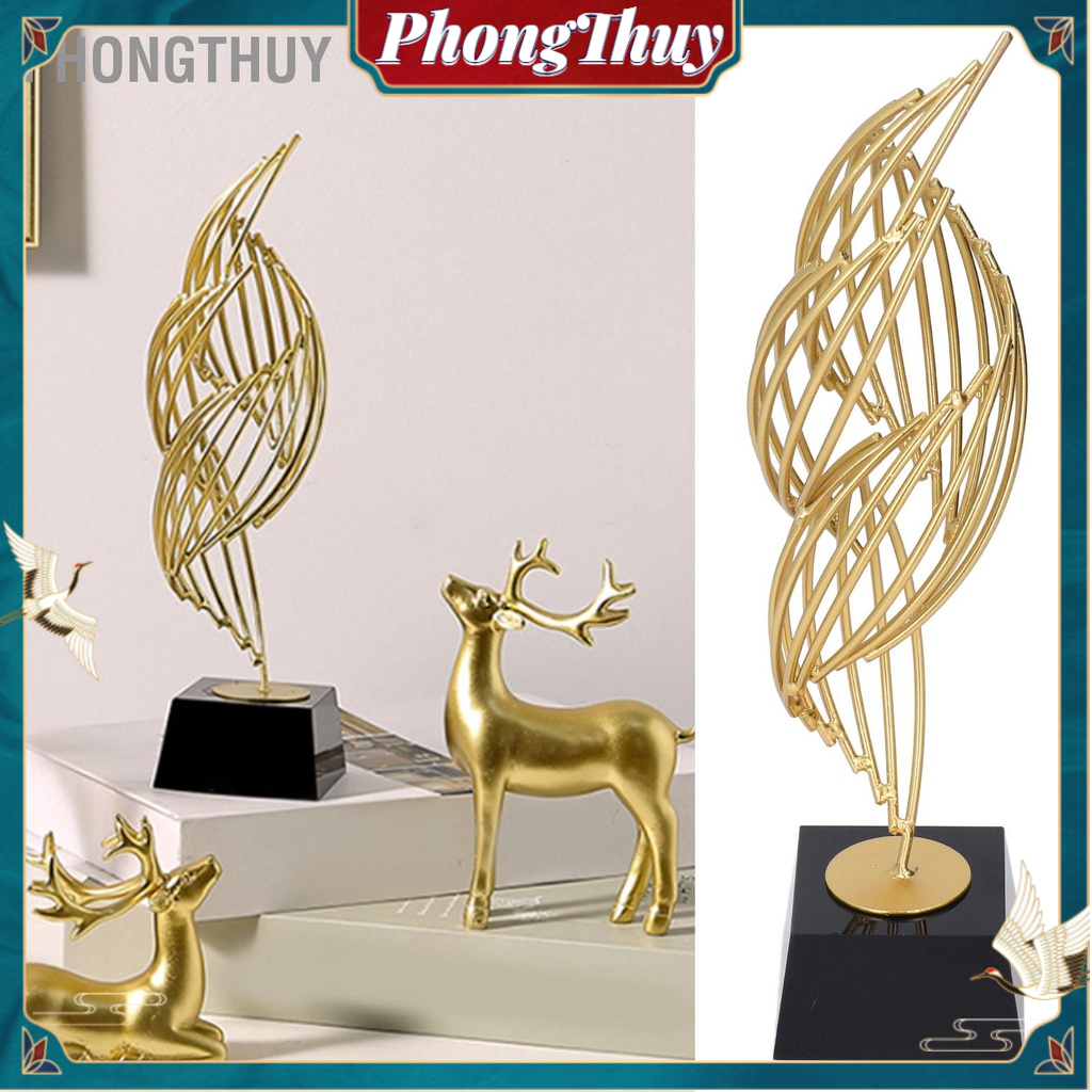 Tượng Phong Thủy bằng Sắt Thủ Công Để Bàn  Chiêu Tài Trang Trí Lối Vào Tủ Tivi Phòng Khách