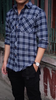Áo phông kẻ caro