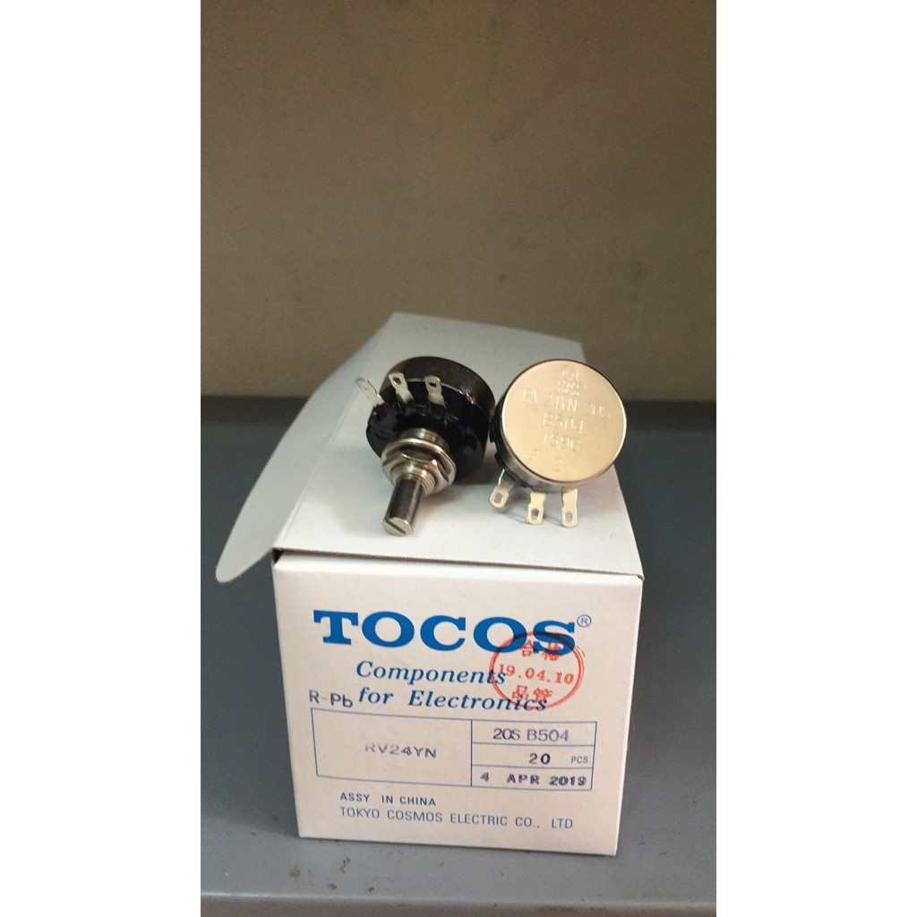 Biến trở tocos Biến trở xoay Chiết áp tocos 1K 10K 100K 5k 50K 500K