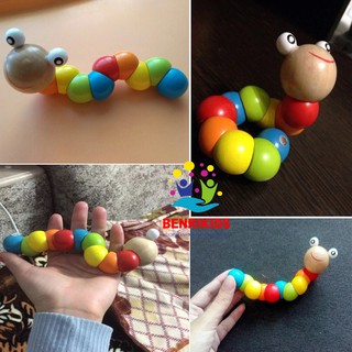 Combo đồ chơi gỗ- sâu- đàn-tháp-luồn hạt