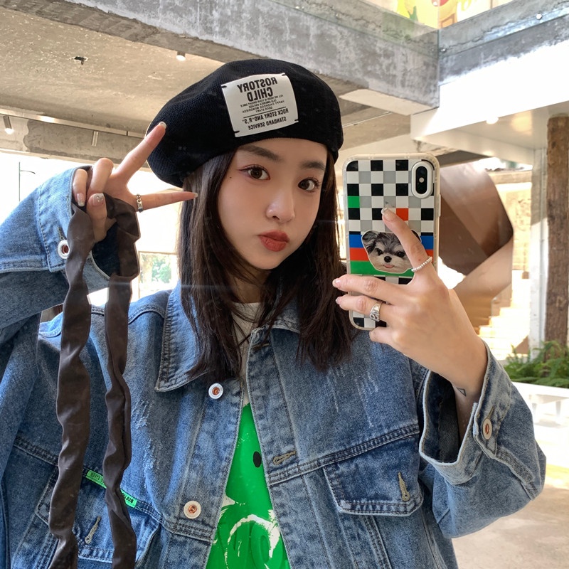 Nón Beret Mỏng Thoáng Khí Thời Trang Mùa Hè Dành Cho Nữ