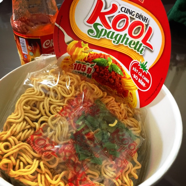 Combo 5 gói mì trộn Kool Spaghetti 105g Cung Đình, giàu dinh dưỡng