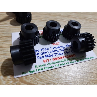 Bánh răng thẳng Modul 1 20 răng trục phi 6-8-12mm