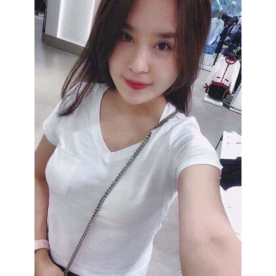 ÁO THUN CỔ TIM
