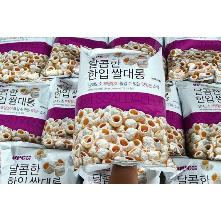 [Nhập khẩu chính hãng] Bánh Snack Upon quẩy nhẫn Hàn Quốc 280g - 8801151135090 Date 2021